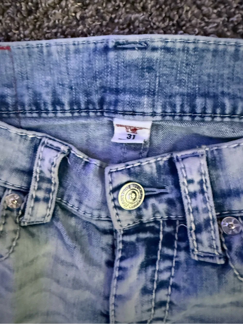 True Religion Ricky Big T Flap Straight Jean